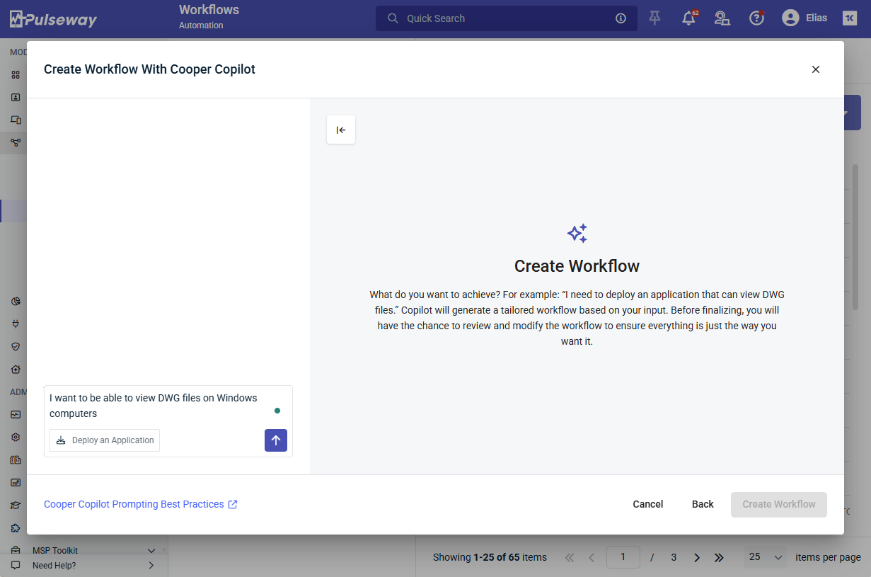 From Description to Deployment in Minutes
